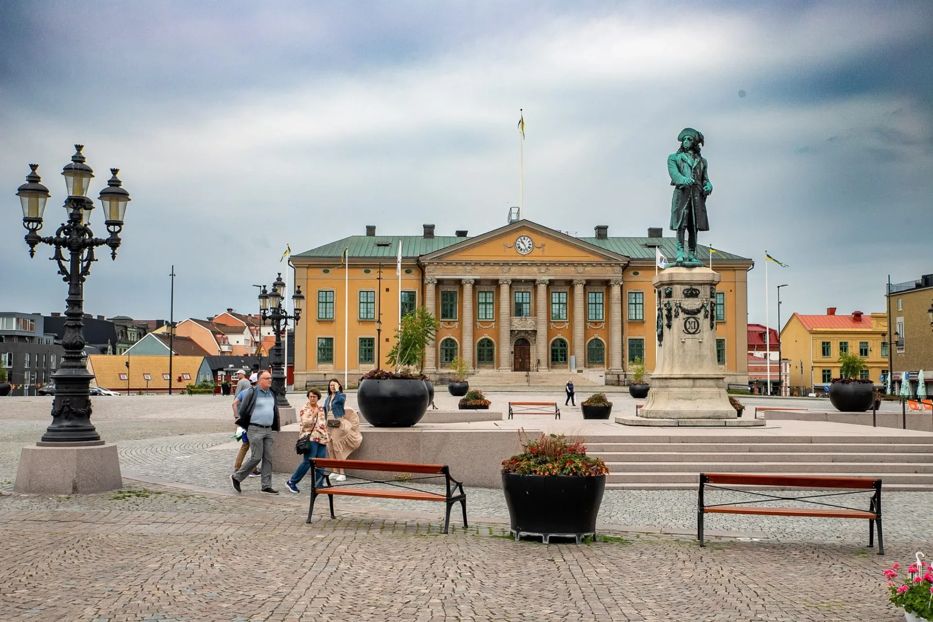 Karlskrona historische Marineuferpromenade und Archipel in Südschweden