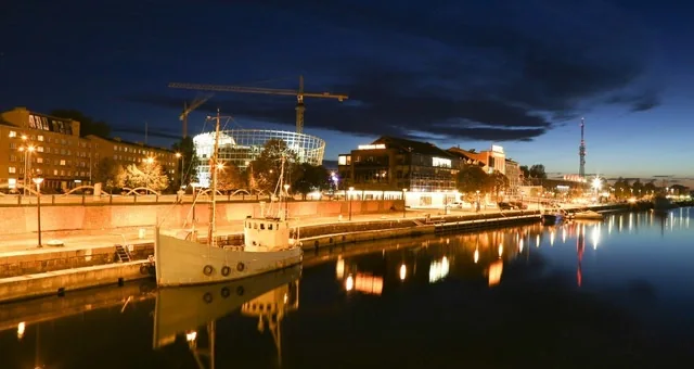 Strand von Liepaja, historisches Zentrum und Ostseeküste in Lettland