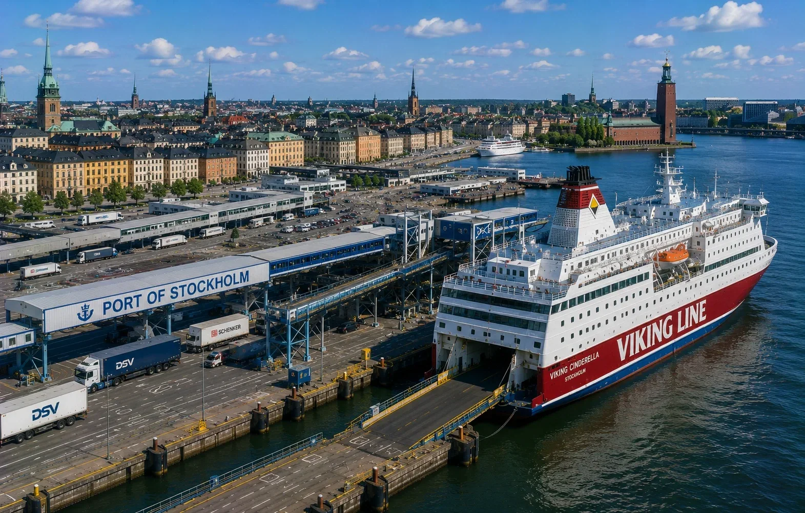Fährhafen Stockholm
