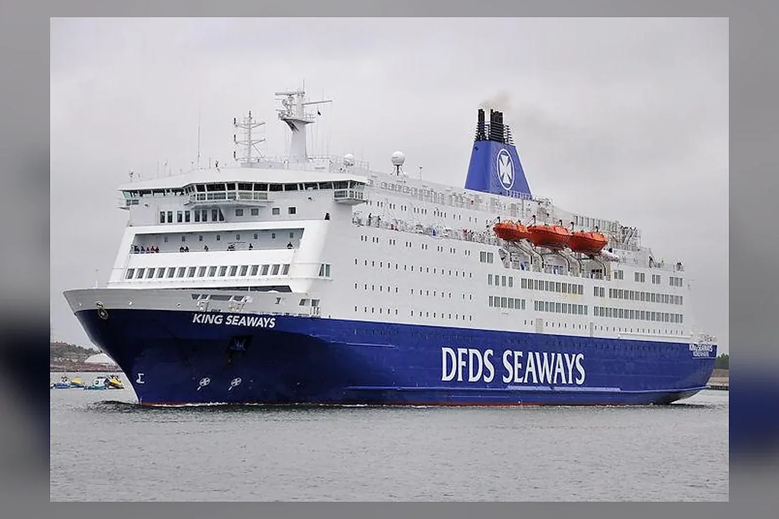 DFDS Seaways Passagierfähre auf See